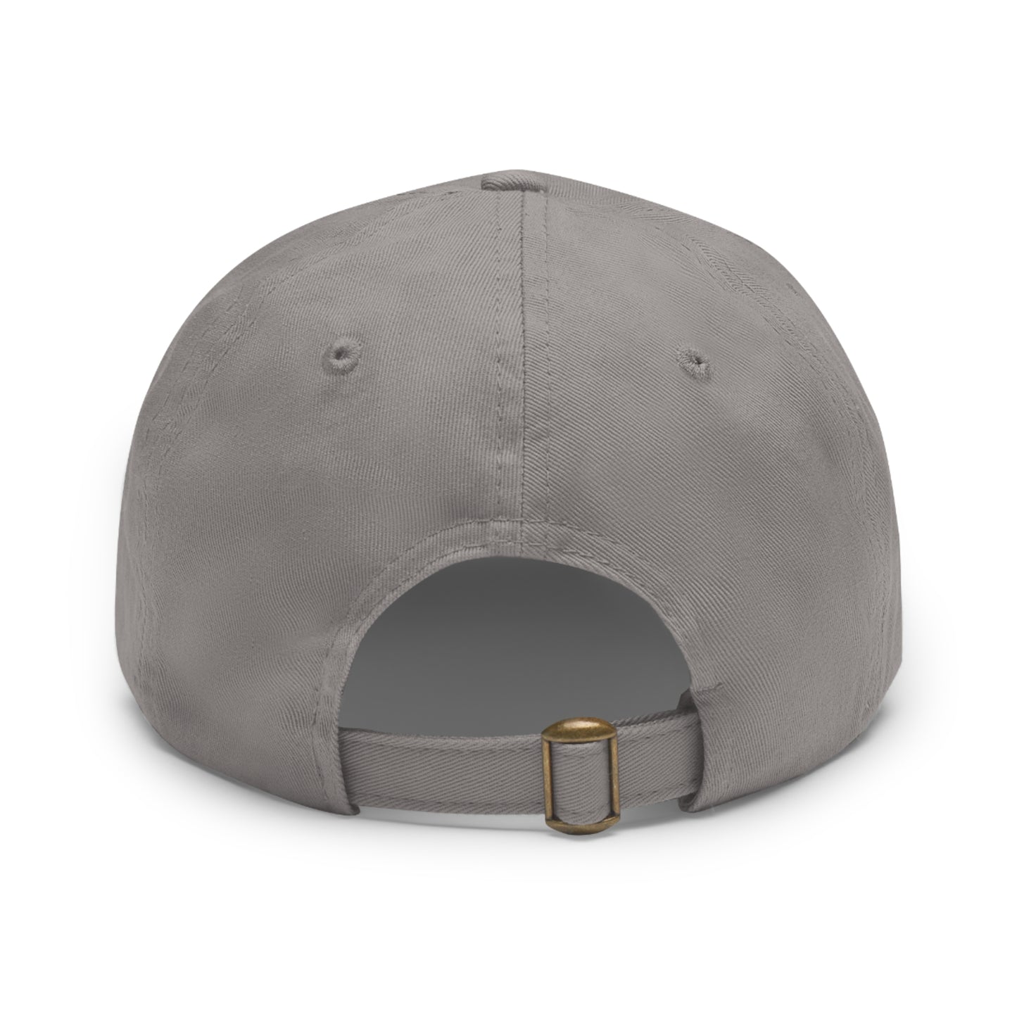 Dad Hat with Leather Patch (Rectangle) - 45-47