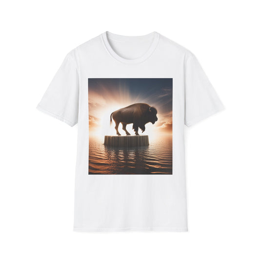 Unisex Softstyle T-Shirt - Wyoming Bison