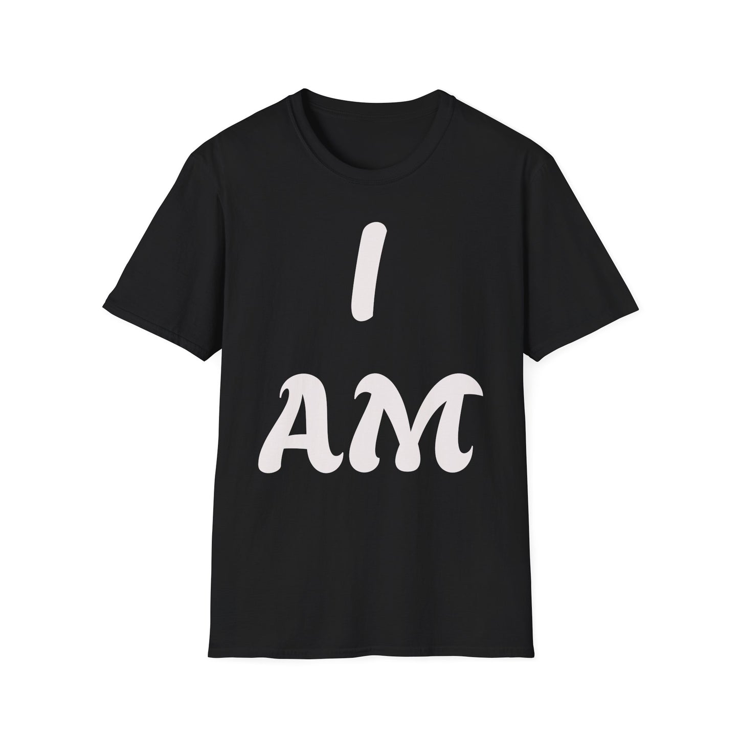 T-Shirt — Minimal 'I Am' Pastel Graphic Tee (Soft Casual Women's & Men's)