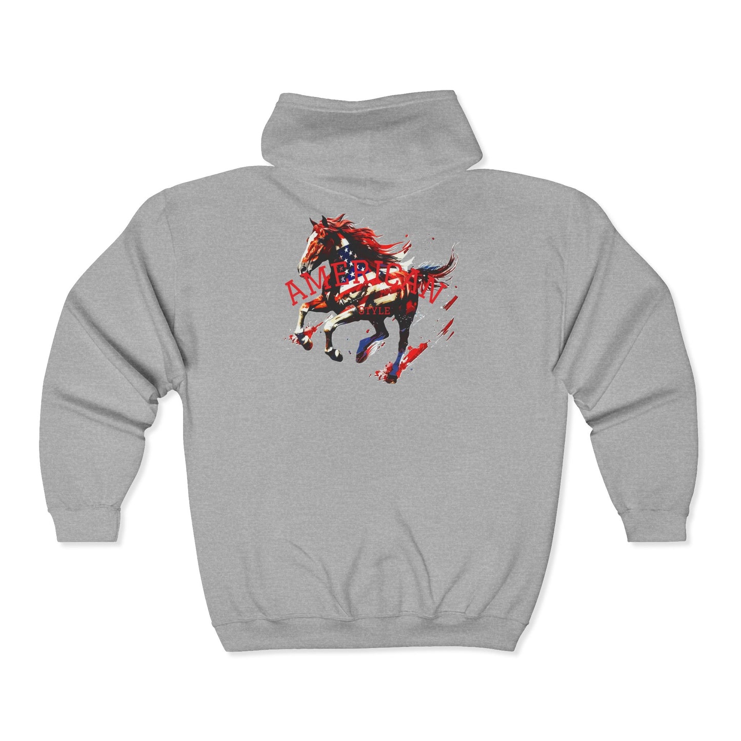 Zip Hoodie — 'Pure Peace' Graphic Full-Zip Hoodie