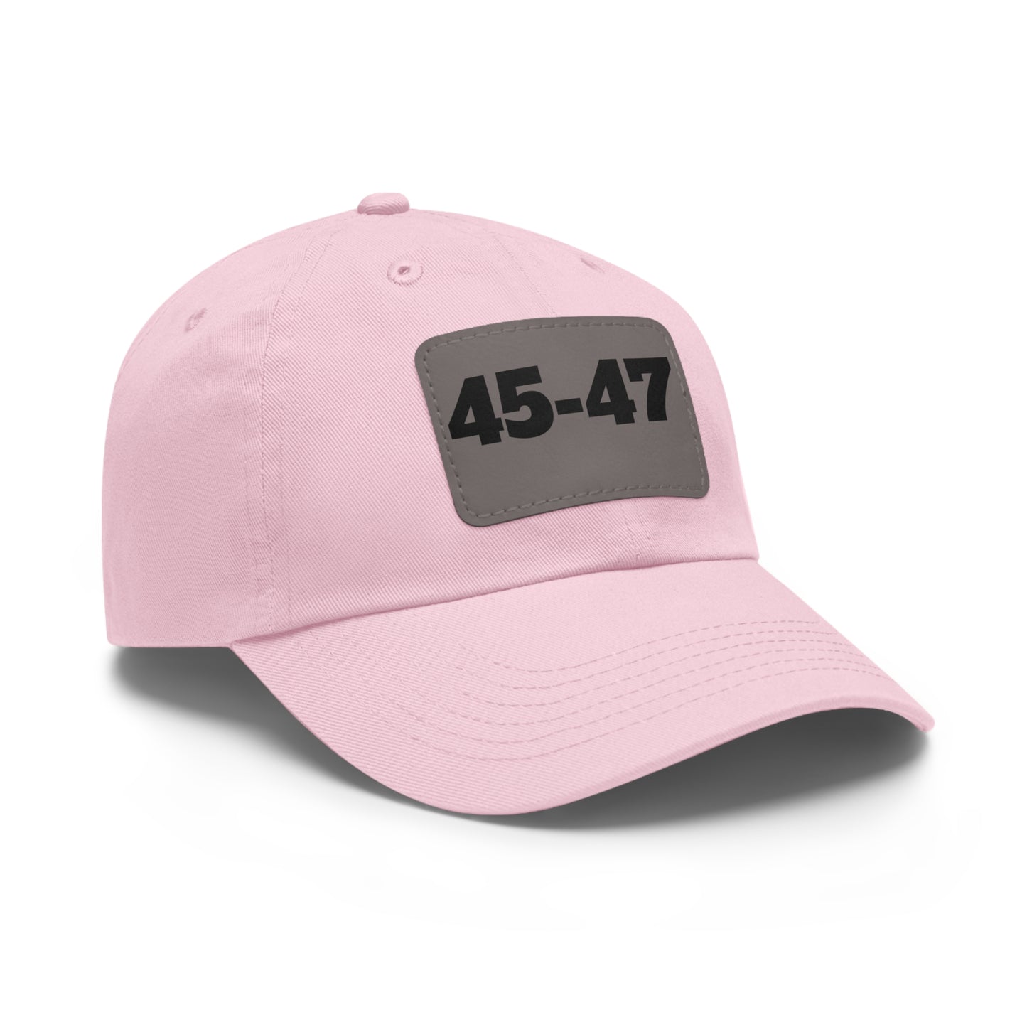 Dad Hat with Leather Patch (Rectangle) - 45-47