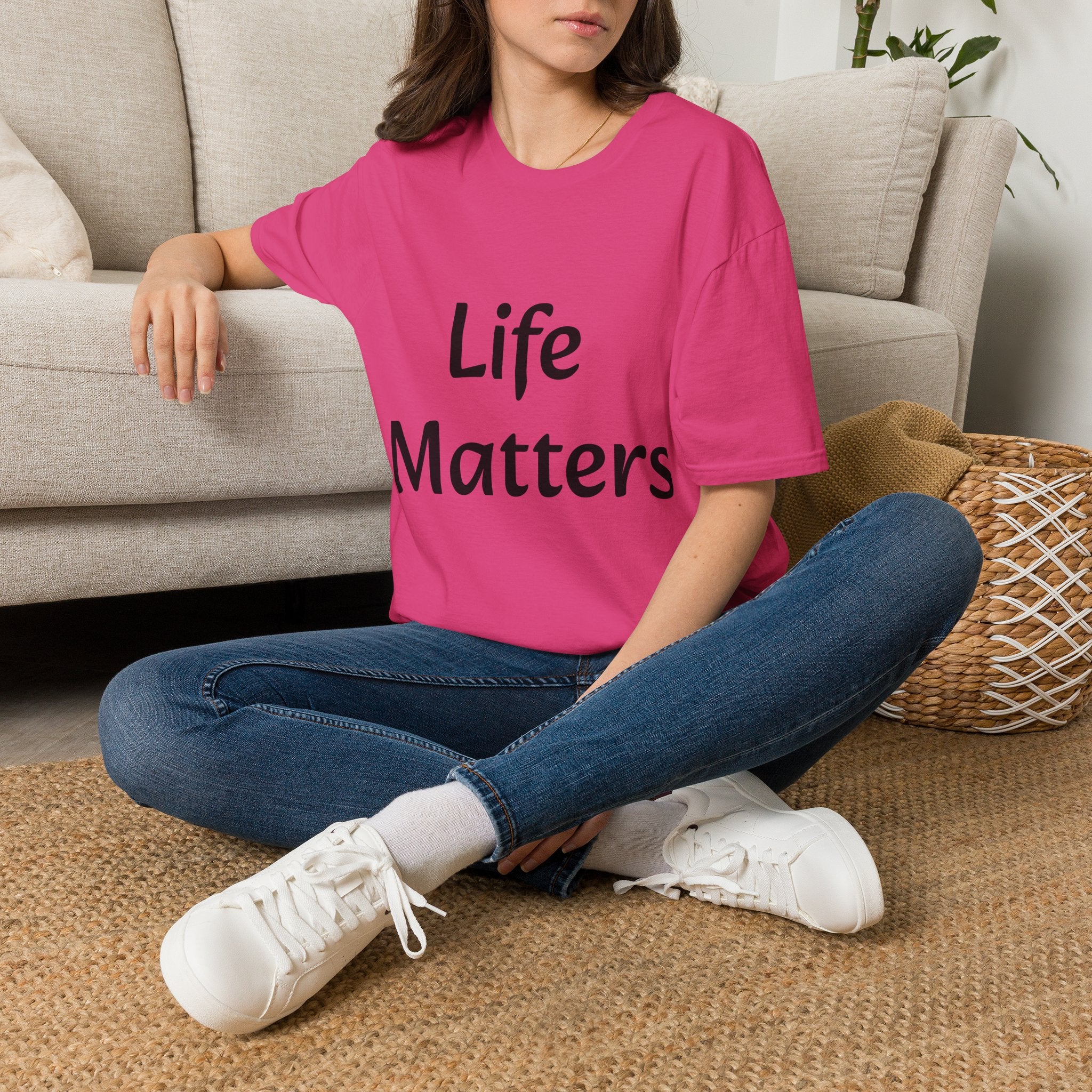 Life Matters T‑Shirt — Bold Positive Message Tee