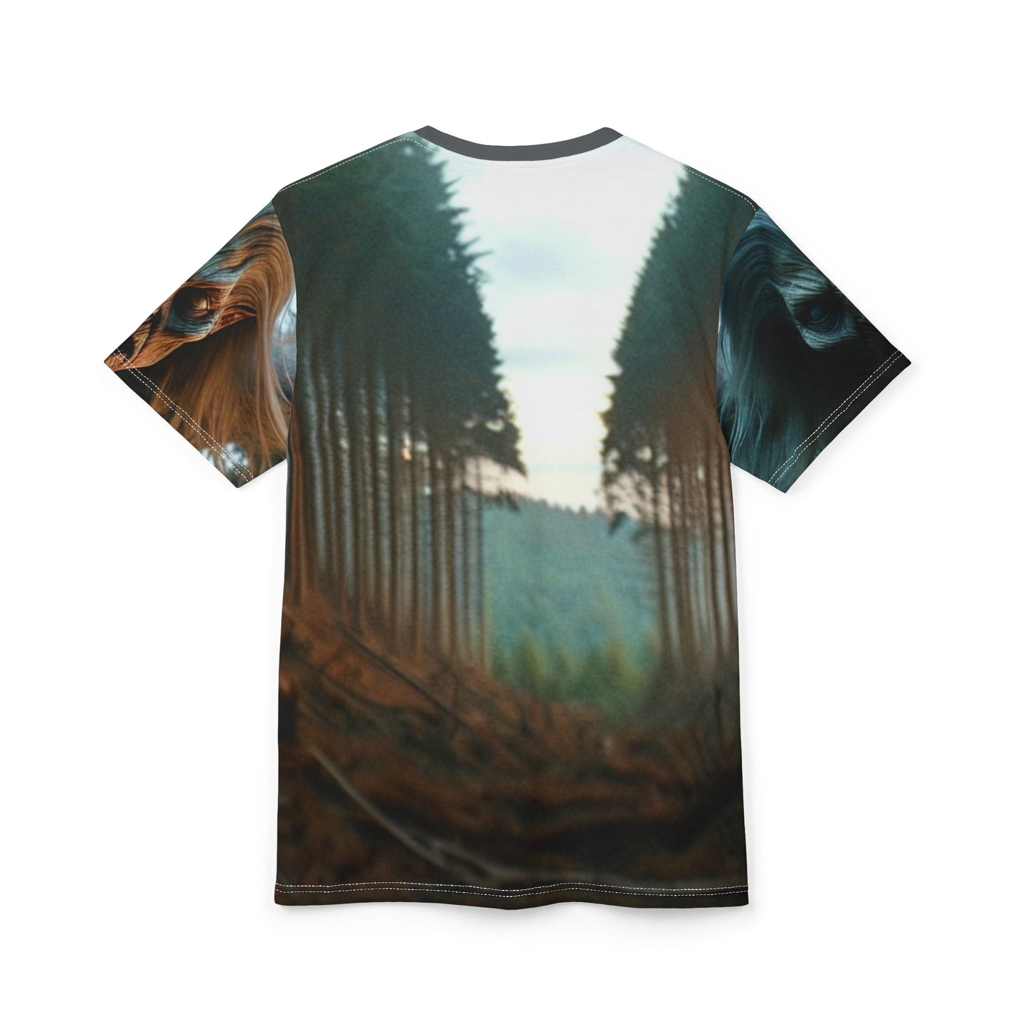 Unisex Cut & Sew Tee (AOP) - Banshee 1