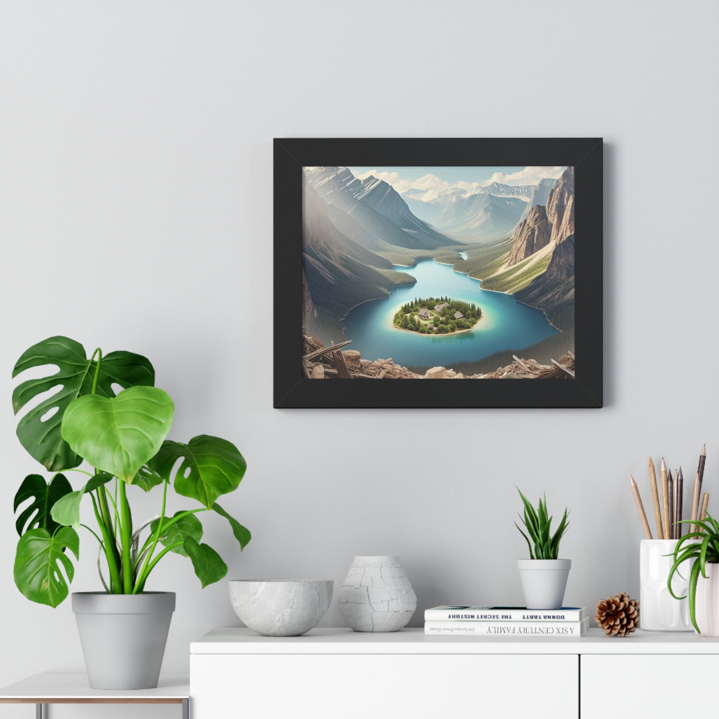 Framed Horizontal Poster - Peaceful valley