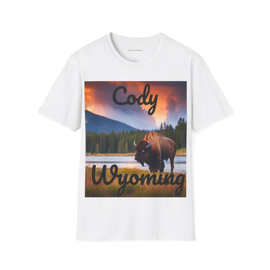 Unisex Softstyle T-Shirt - Cody Bison 1