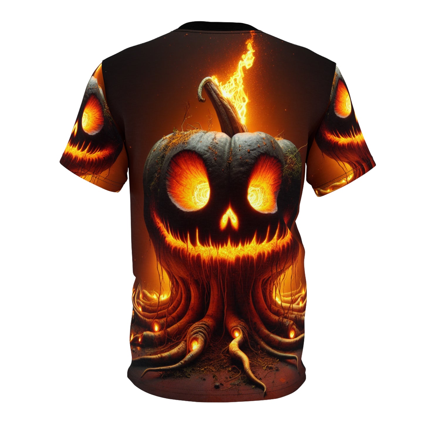 Unisex Cut & Sew Tee (AOP) - Punkin 1