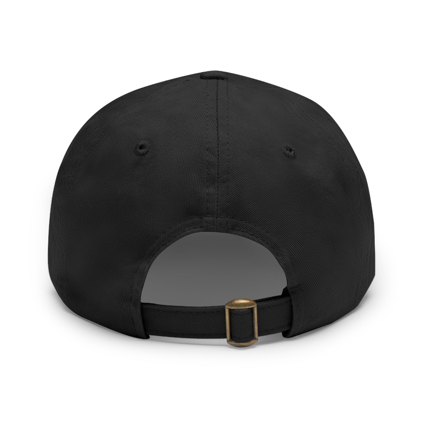 Dad Hat with Leather Patch (Rectangle) - 45-47