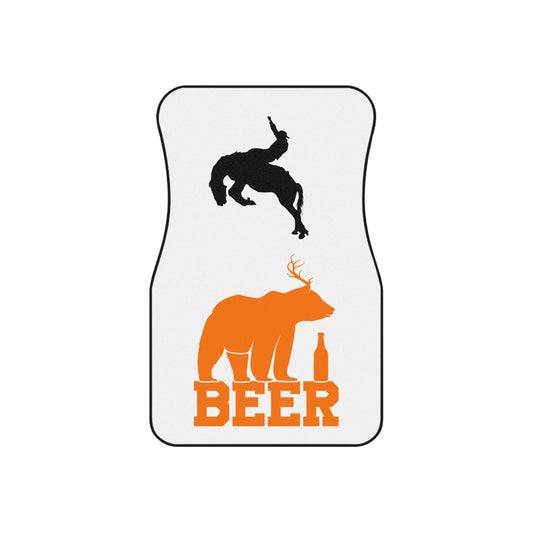 Car Mats (2x Front) Rodeo & Beer