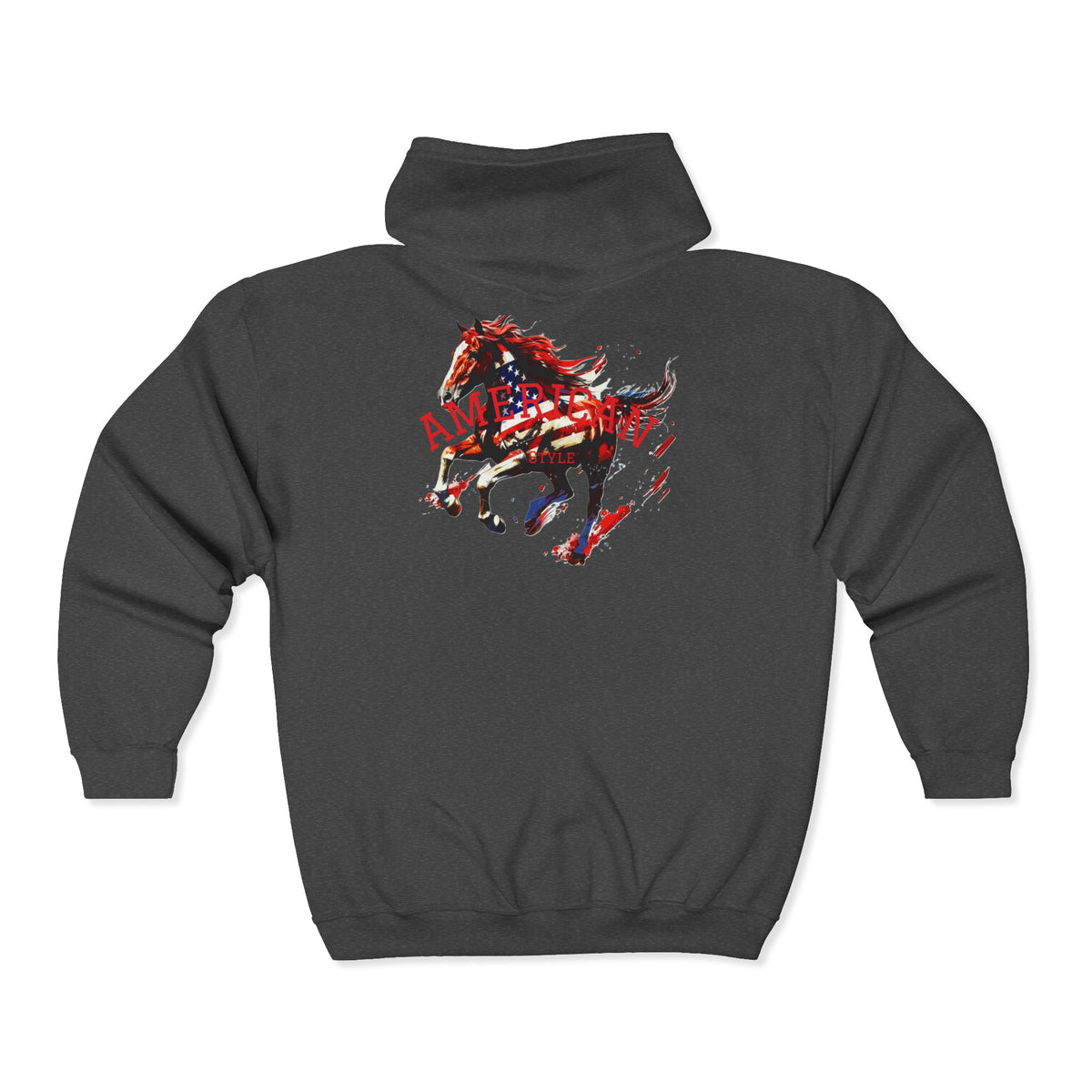 Zip Hoodie — 'Pure Peace' Graphic Full-Zip Hoodie