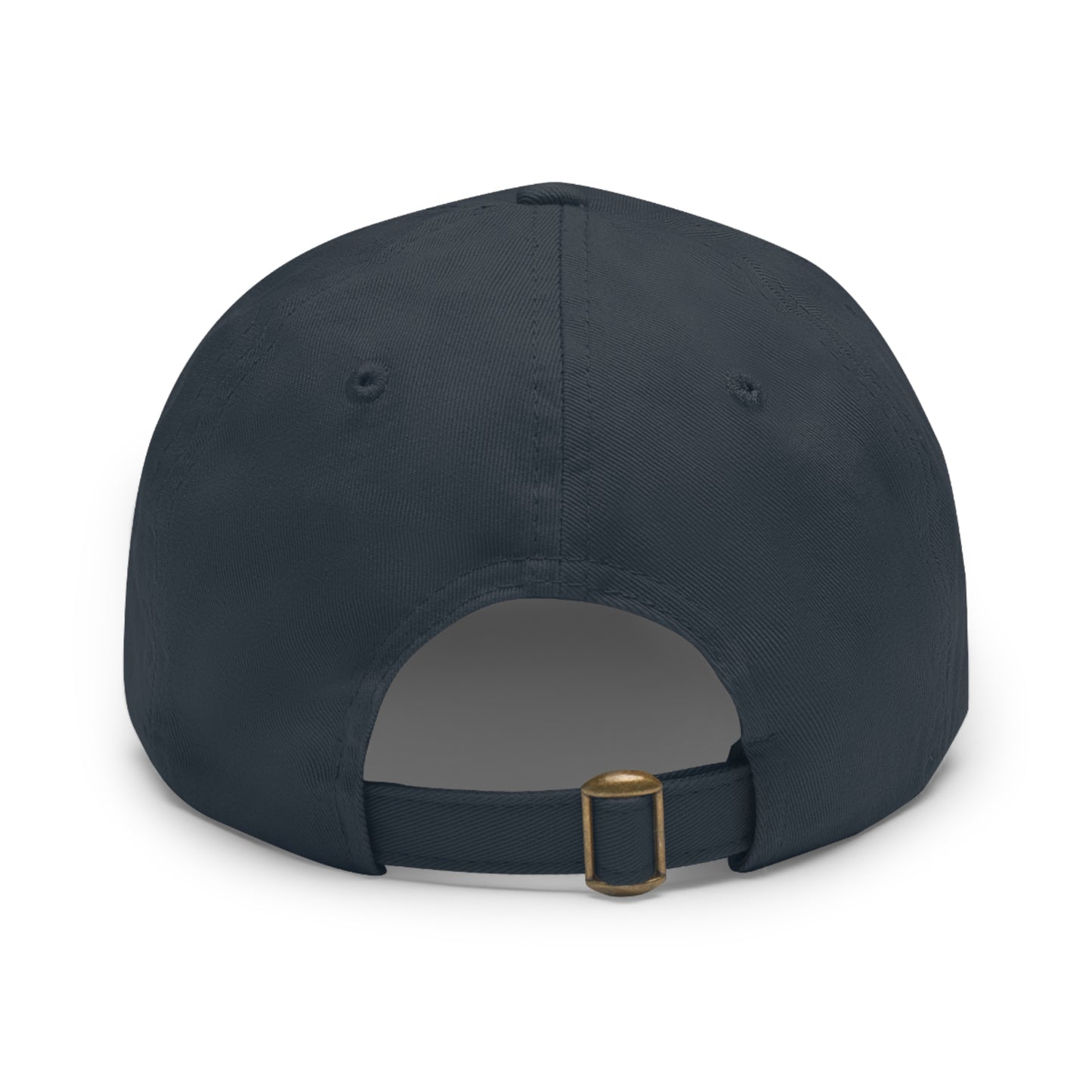 Dad Hat with Leather Patch (Rectangle) - 45-47