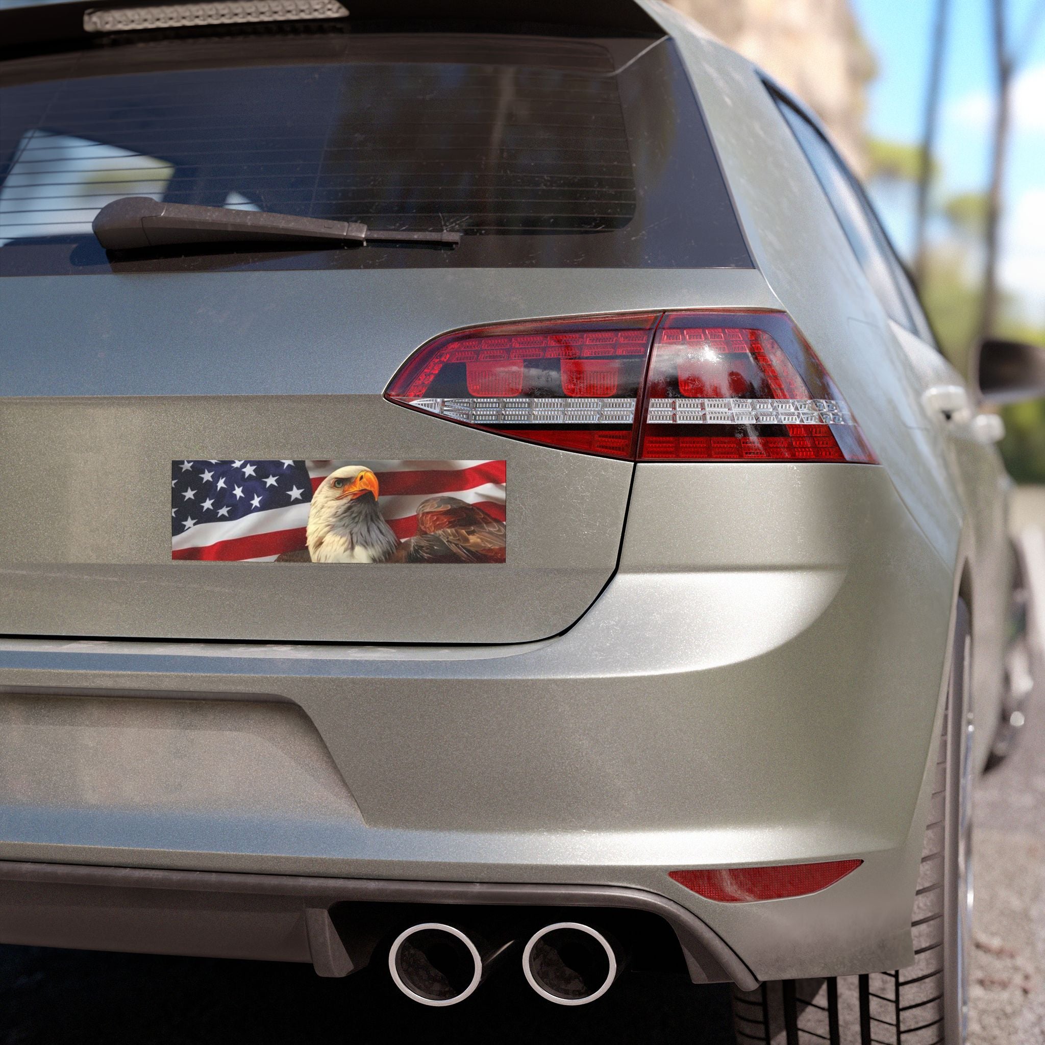 Patriotic Car Magnets - USA Flag Eagle Designs, American Pride Decals, Auto Accessories, Veteran Gifts, Independence Day Decor