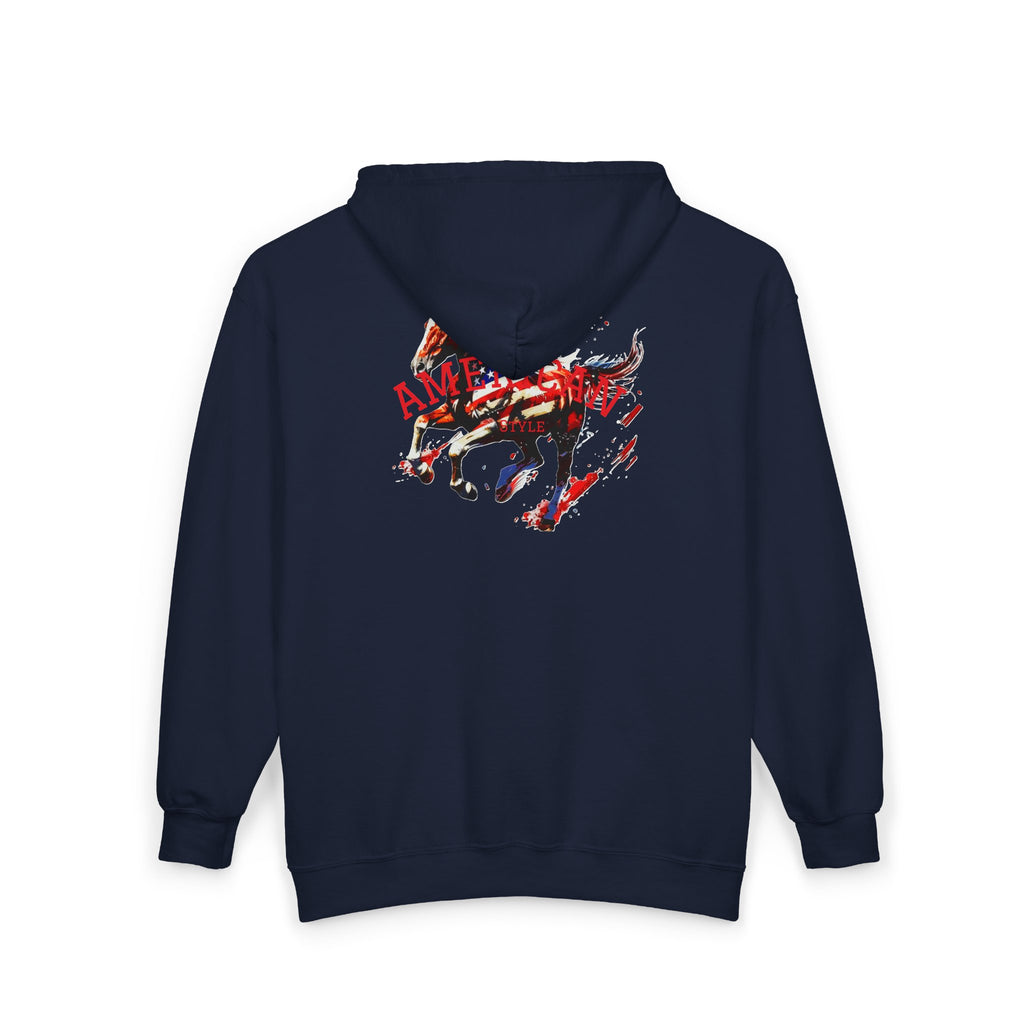 Zip Hoodie — 'Pure Peace' Graphic Full-Zip Hoodie
